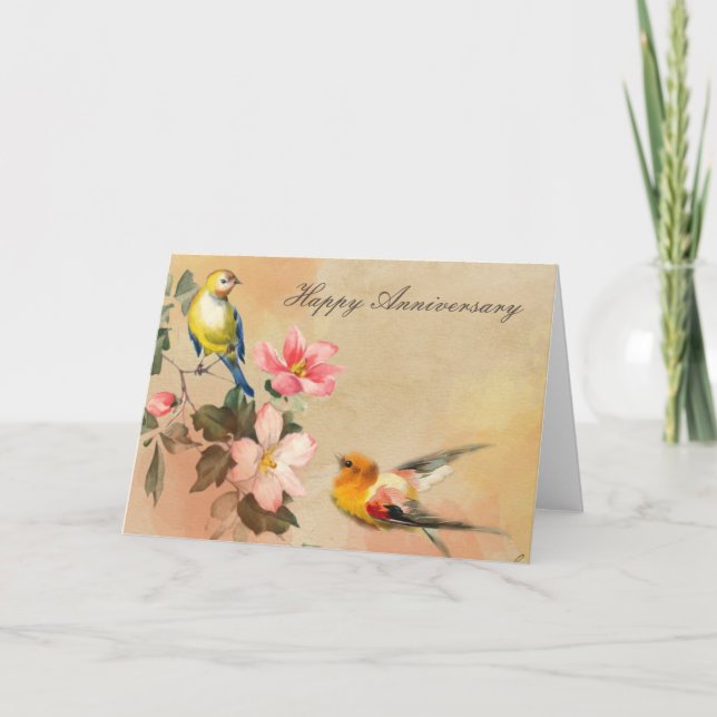 Vintage Anniversary Card (Front)