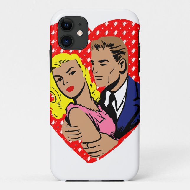 vintage anti valentine Case-Mate iPhone case (Back)