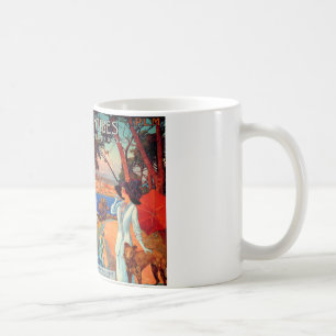Vintage Antibes Cote D'Azur Travel Coffee Mug