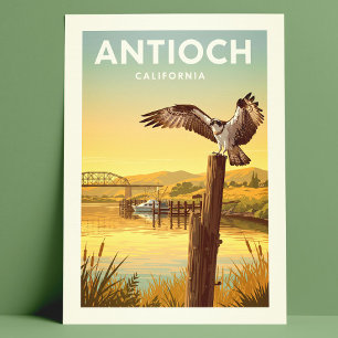 Vintage Antioch California Postcard