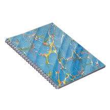 Vintage Antique Blue Marble Paper, Reader, Writer