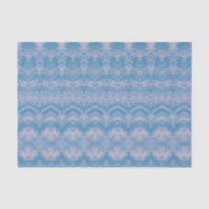 Vintage Antique Blue Pastel Pattern Decoupage Tissue Paper