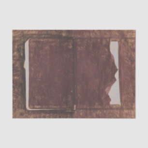 Vintage Antique Brown Sketch Art Texture Decoupage Tissue Paper