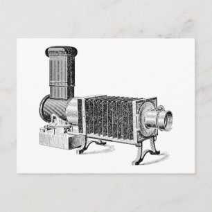 Vintage Antique Camera Postcard