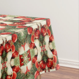 Vintage antique Christmas Themed Part 14 Ephemera Tablecloth