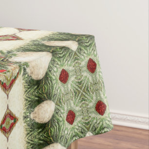 Vintage antique Christmas Themed Part 19 Ephemera Tablecloth