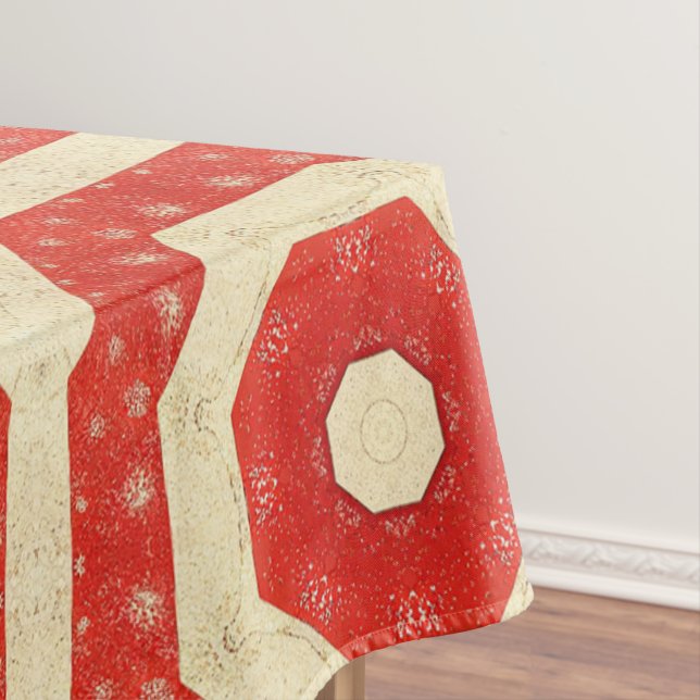 Vintage antique Christmas Themed Part 4 Ephemera Tablecloth (In Situ)