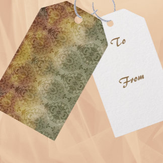 Vintage Antique Damask All Occasion Gift Tags