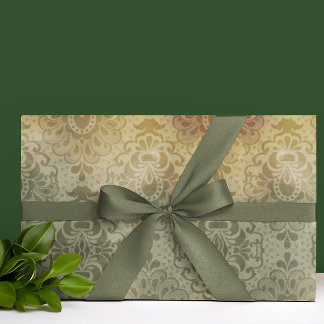 Vintage Antique Damask All Occasion Wrapping Paper
