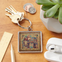 Vintage, Antique Elephant,Motif Art
