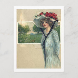 Vintage Antique Fashions Postcard