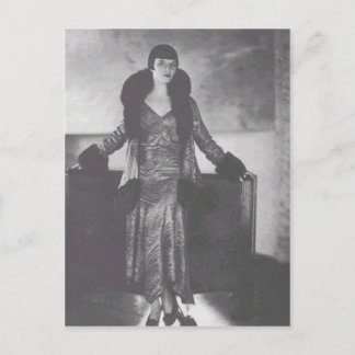 Vintage Antique Flapper Women Portraits, Illustrat Postcard