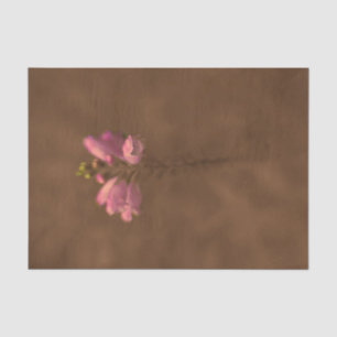 Vintage Antique Floral Pink Sepia Decoupage Tissue Paper