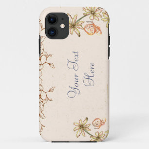 Vintage Antique Flowers Case-Mate iPhone Case