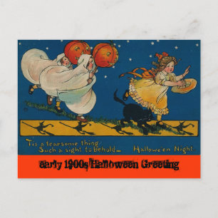Vintage Antique Halloween postcard