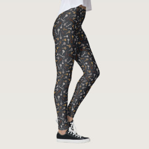 Vintage & Antique Keys Leggings