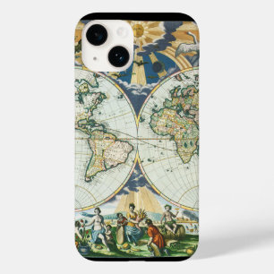 Vintage Antique Old World Map by Pieter Goos, 1666 Case-Mate iPhone 14 Case