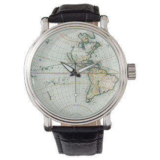 Vintage Antique Old World Map by Pieter Goos, 1666 Watch