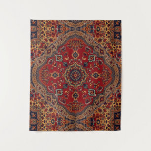 Vintage Antique Persian Oriental Turkish Pattern Tapestry