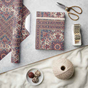 Vintage Antique Persian Oriental Turkish Pattern Wrapping Paper