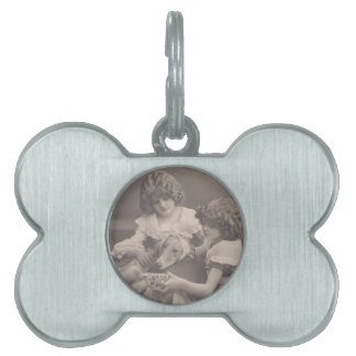 Vintage antique Photo FromMyDesk Pet tag