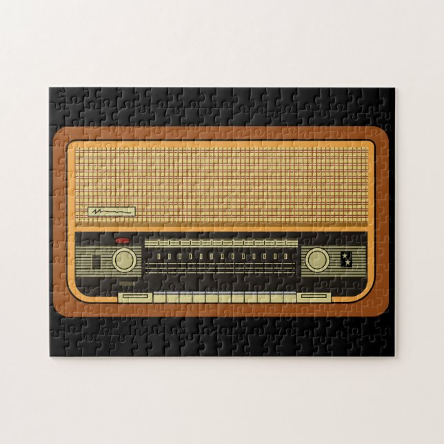 VINTAGE ANTIQUE RADIO JIGSAW PUZZLES PUZZLE (Horizontal)