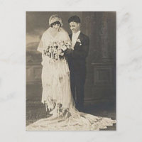 Vintage Antique Romantic Bride and Groom Photos