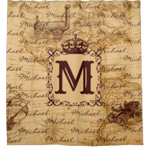 Vintage antique royal king world map rustic