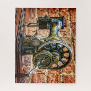 Vintage Antique Sewing Machine Jigsaw Puzzle