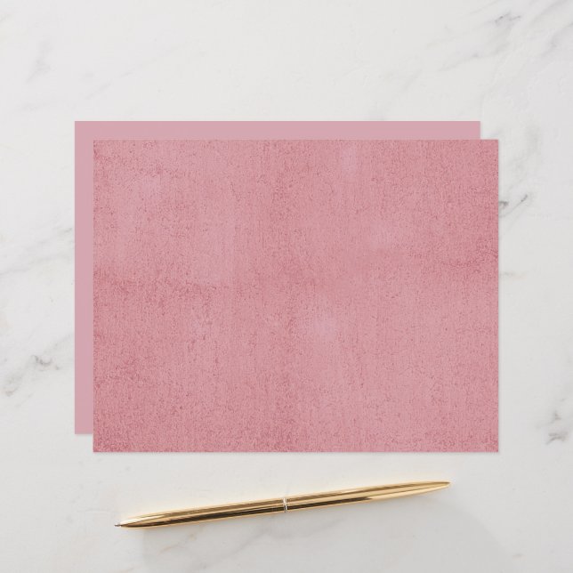 Vintage Antique Textured Blush Pink Pale Decoupage (Front/Back In Situ)