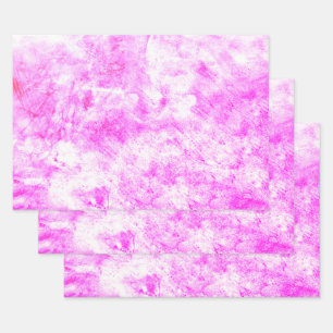 Vintage Antique Textured Purple White Decoupage Wrapping Paper Sheet