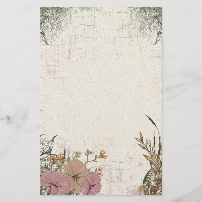 Vintage Antique Wedding Stationery (Front)