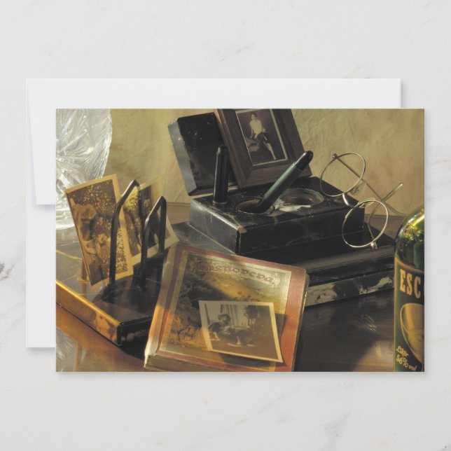 Vintage Antiques and Nostalgic Mementos Invitation (Front)