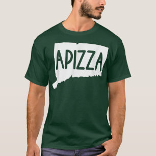 Vintage Apizza Connecticut  CT Pizza Lovers Gifts  T-Shirt