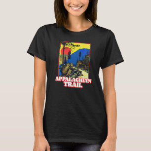 Vintage Appalachian Trail Overlook Mountains Retro T-Shirt