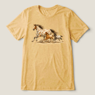 Vintage Appaloosa Horse Crewneck Retro 90s Horse Tri-Blend Shirt
