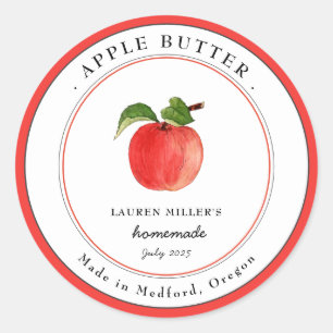 Vintage Apple Butter  jar Canning label