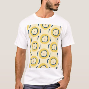 Vintage Apple Pattern: Classic Wallpaper T-Shirt