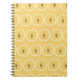 Vintage Apple Pattern: Wallpaper Design. Notebook