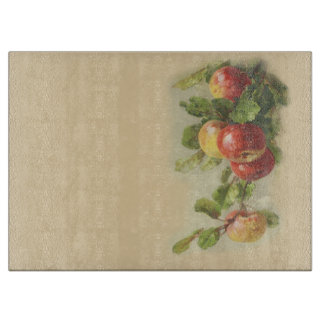 Vintage apples cutting board