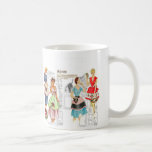 Vintage Apron Sewing Pattern Mug<br><div class="desc">It is time to bring style back into the kitchen.</div>