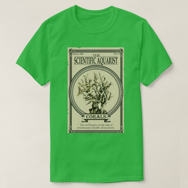 Vintage Aquarium Journal T-Shirt (Design Front)