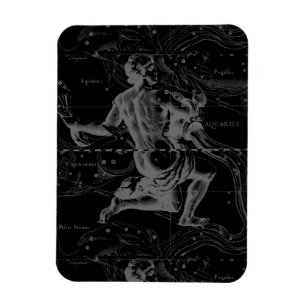 Vintage Aquarius Constellation Hevelius circa 1690 Magnet