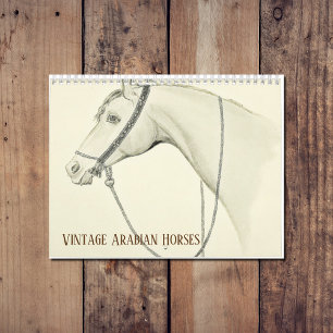Vintage Arabian Horses Calendar