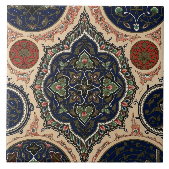 Vintage Arabian Pattern Tile (Front)