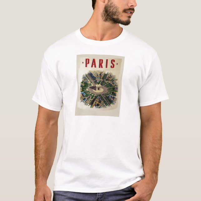 Vintage Arc de Triomphe Paris T-Shirt (Front)