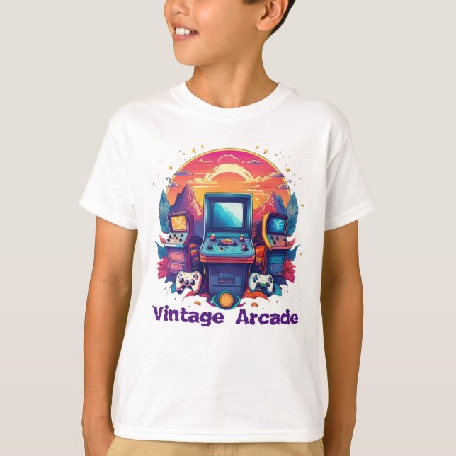 Vintage Arcade  T-Shirt (Front)
