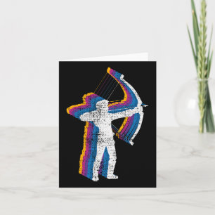 Vintage Archery Bow Hunting Card