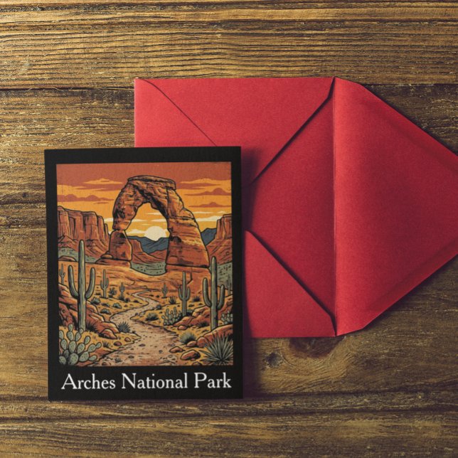 Vintage Arches National Park Utah Postcard (Vintage Arches National Park Utah Postcard)