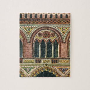 Vintage Architecture,  Citadel in Pavia, Italy Jigsaw Puzzle